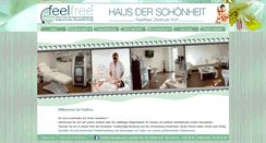 Desktop Screenshot of feelfree-hof.de